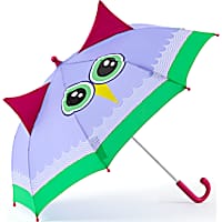 SHED RAIN Rain Essentials Kids' Beatrice Owl Manual Stick Umbrella
