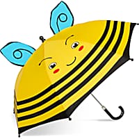 SHED RAIN Rain Essentials Kids' Bumble Bee Manual Stick Umbrella