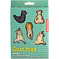 Kikkerland Design Goat Yoga Magnets