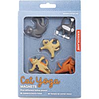 Kikkerland Design Cat Yoga Magnets