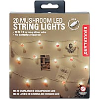 Kikkerland Design Mushroom String Lights