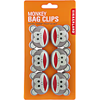 Kikkerland Design Monkey Bag Clips