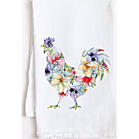 Amanda Klein Co. Chicken Flour Sack Kitchen Towel