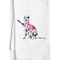 Amanda Klein Co. Cat Flour Sack Kitchen Towel