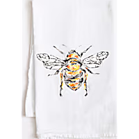 Amanda Klein Co. Honeybee Flour Sack Kitchen Towel