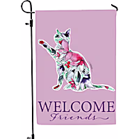 Amanda Klein Co. Cat Garden Flag