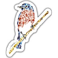 Amanda Klein Co. Bluebird Vinyl Sticker