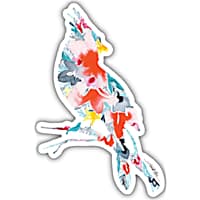 Amanda Klein Co. Cardinal Vinyl Sticker