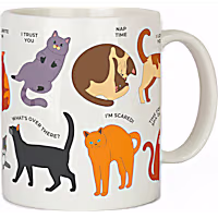 Gift Republic How to Speak Cat Mug