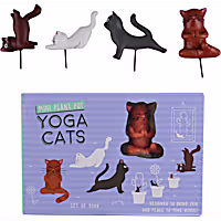 Gift Republic Yoga Cat Plant Markers