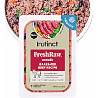 Instinct FreshRaw Meals Grass-Fed Beef Recipe Dog Food