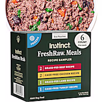 Instinct FreshRaw Meals Recipe Sampler Dog Food Variety Pack