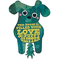 Zanden Doggy Glitter Garden Flag
