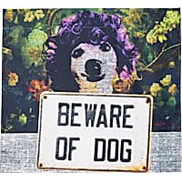 Zanden Beware of Dog Garden Flag