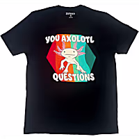 Zanden Axolotl Questions Adult Unisex T-Shirt
