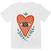 Zanden Dog Mom Heart Adult Unisex T-Shirt
