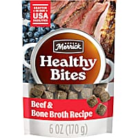 Merrick Healthy Bites with Bone Broth Beef Recipe Grain Free Soft Dog Treats