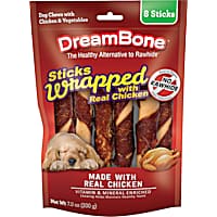 DreamBone Chicken-Wrapped Rawhide-Free Chews for Dogs