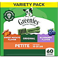 Greenies Adult Natural Dental Natural Dog Treats Petite Size