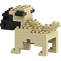 Toysmith Brixies Pug Brick Building Toy