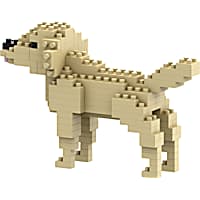 Toysmith Brixies Golden Retriever Brick Building Toy