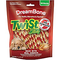 DreamBone Twist Sticks Rawhide-Free Chews for Dogs