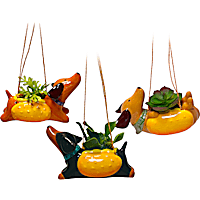 Dachsund Mini Hanging Planters