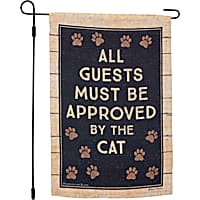 Primitives by Kathy Approved By Cat Garden Flag
