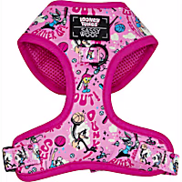 Sassy Woof Looney Tunes Pink Dog Adjustable Harness