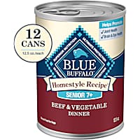 Blue Buffalo Homestyle Recipe Beef Dinner with Garden Vegetables Senior Wet Dog Food
