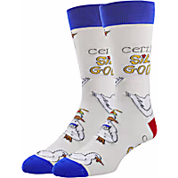 Oooh yeah! Men's Silly Goose Funny Crew Socks