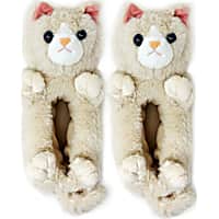 Oooh yeah! Women's Fuzzy Molly the Kitty Non-Skid Slippers