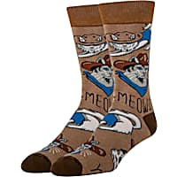 Oooh yeah! Men's Meowdy Funny Crew Socks