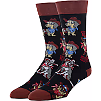 Oooh yeah! Men's Yee Howl Funny Crew Socks