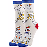 Oooh yeah! Women's Silly Goose Funny Crew Socks