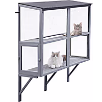 UniPaws Cat Catio Window Perch House for Multiple Indoor Cats