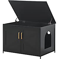 UniPaws Cat Litter Box Enclosure with Top Opening, 30" W X 21" D X 21" H