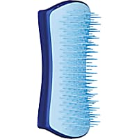 Pet Teezer Sky and Navy Deshedding Grooming Brush for Dogs