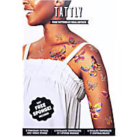 Tattly Fluttering Colors Tattoo Set