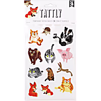 Tattly Furry Friends Tattoo Sheet