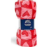 YOULY Valentine's Hearts Throw Blanket