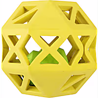 PetShop by Fringe Studio Yellow Sweet On The Inside Rubber Dog Toy