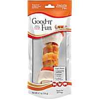 Good 'n' Fun Treat Your Dog to Long-Lasting Chews Triple Flavor 8-Inch Bone for All Dogs