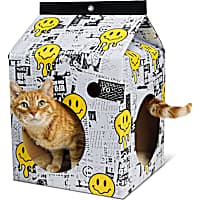 YOULY Pop Art Carton Scratch Condo Cat Toy