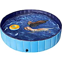 Topeakmart Blue Foldable Swimming Pool for Dogs