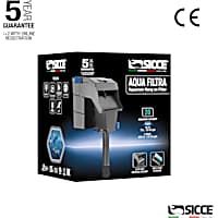 Sicce Hang On Aqua Filtra 20 110-120V/60Hz 7.55Ft 2P US