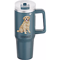 E&S Pets Golden Retriever Ultimate Stainless Steel Mug