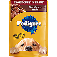 Pedigree Choice Cuts in Gravy Filet Mignon Flavor Adult Soft Wet Dog Food
