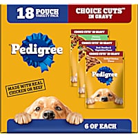 Pedigree Choice Cuts in Gravy Chicken Casserole Wet Dog Food Variety Pack