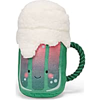YOULY St. Patrick's Day Beer Mug Plush Dog Toy